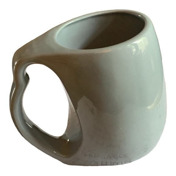 Ford GT Coffee Mug Cup Blue Ceramic Red Letters RARE - Picture 3 of 6